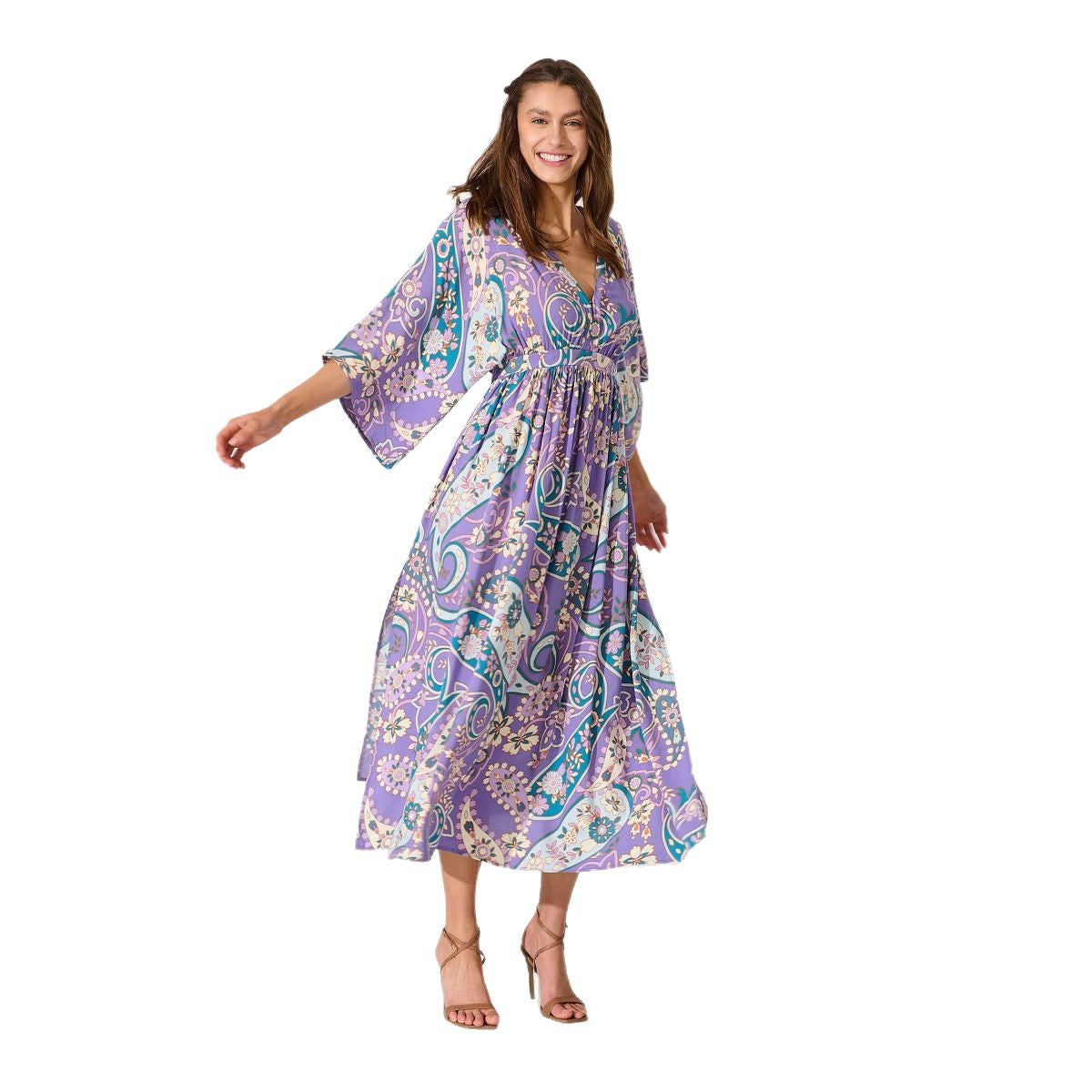 Damen Maxikleid Sovae