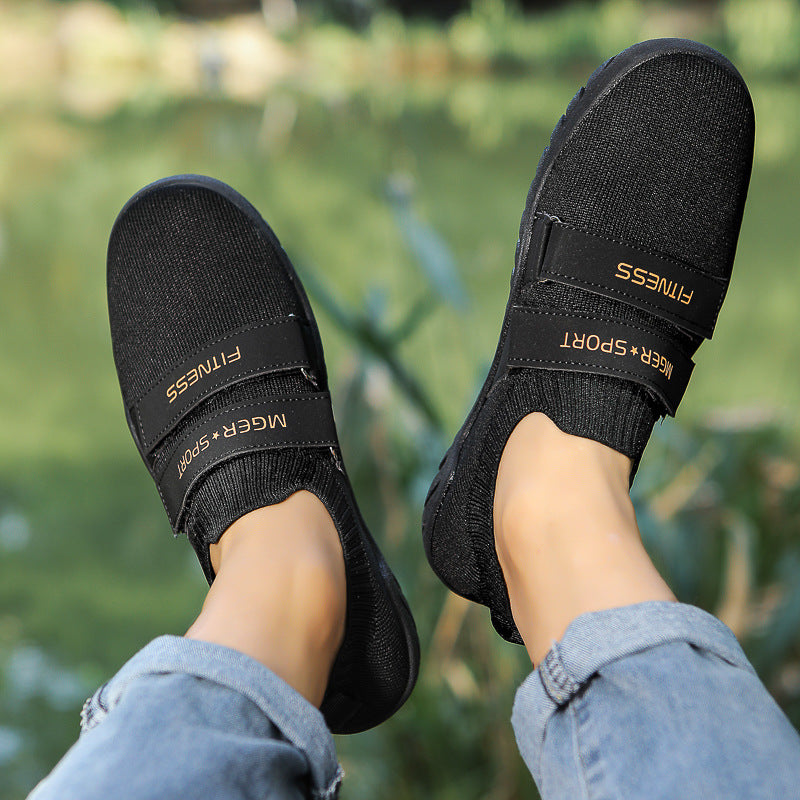 Damen Fitness-Schuhe mit flexiblem Klettverschluss Sovae