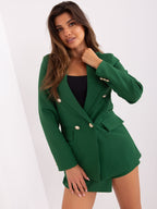 Damen Modisches Blazer-Rock-Set Sovae