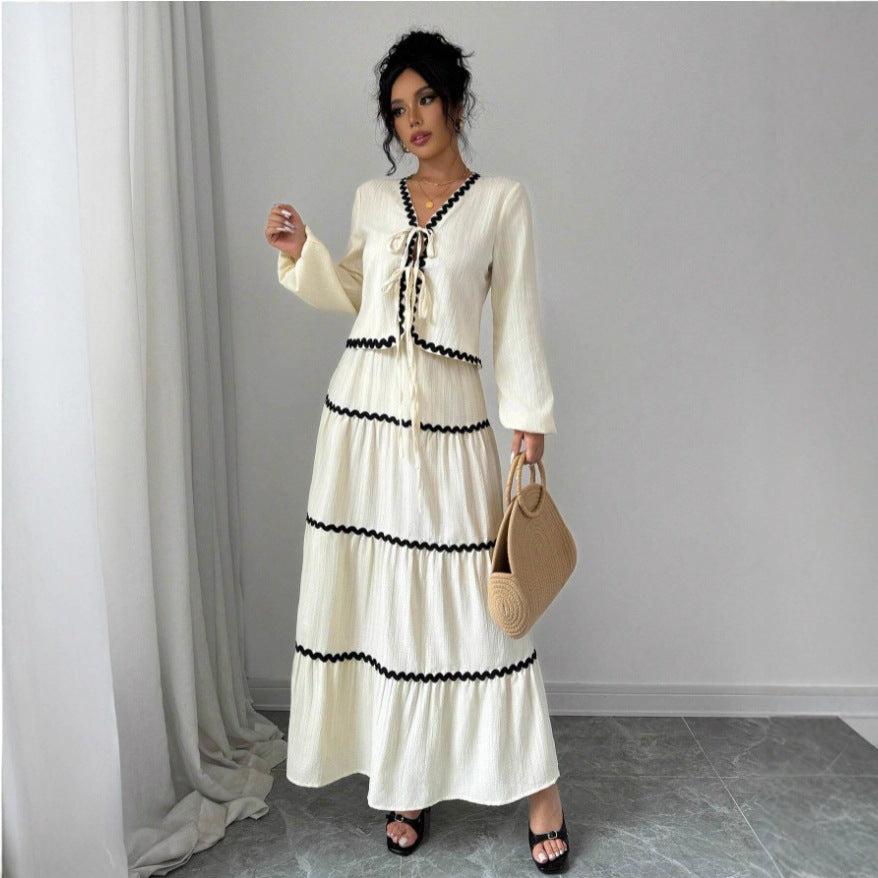 Damen Maxikleid Sovae