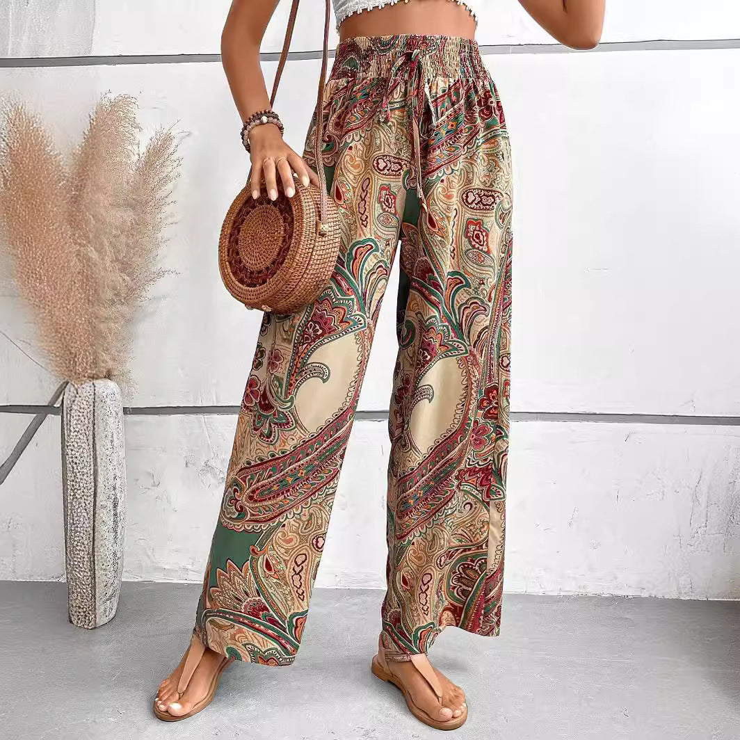 Damen Weite Palazzohose Sovae