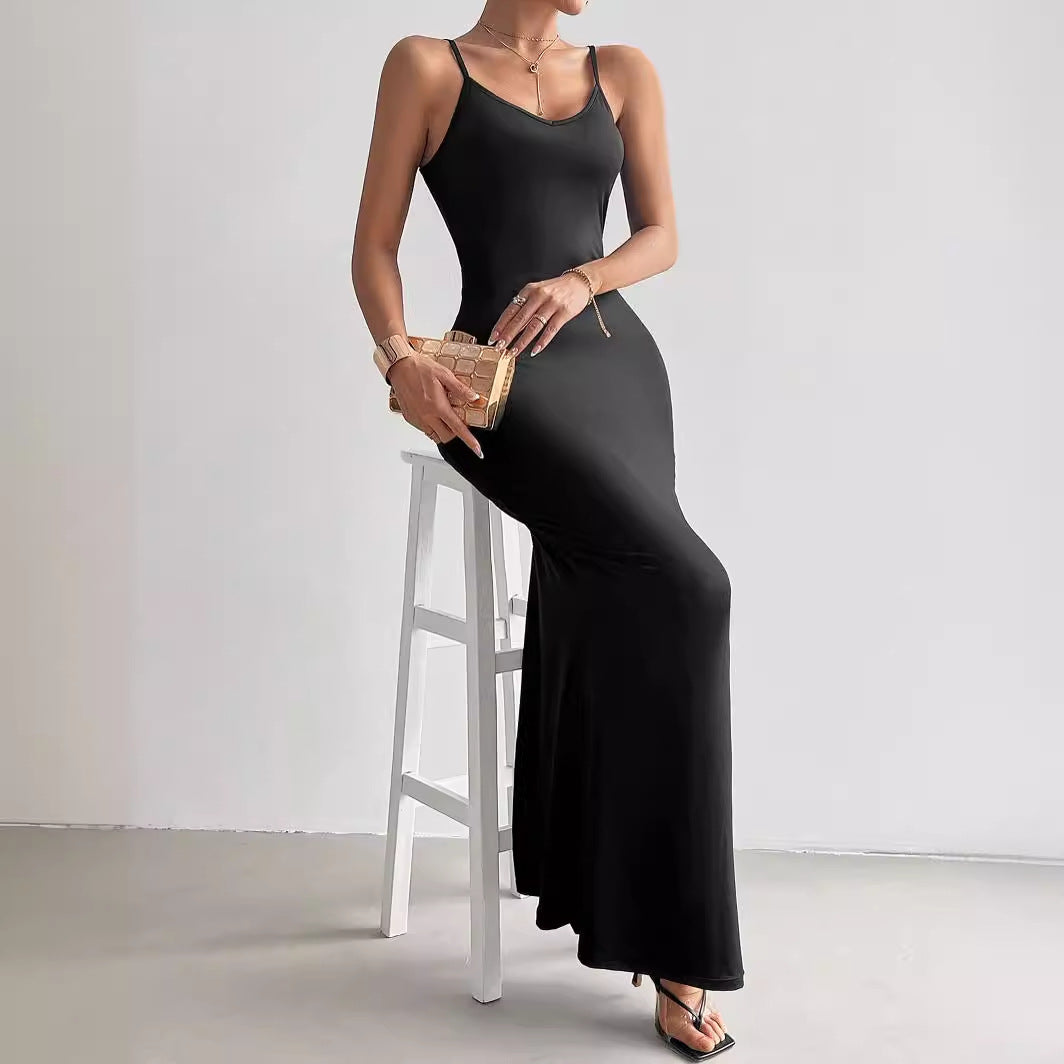 Damen Maxikleid Sovae