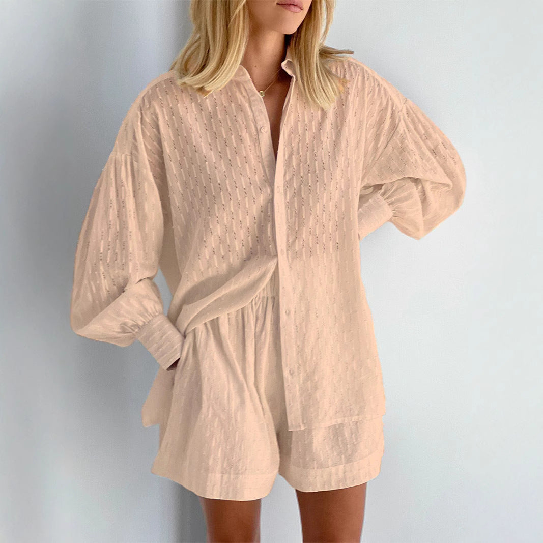 Damen lässiges Oversized Hemd mit angesagtem Schnitt Sovae