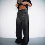 Damen Weit geschnittene Jeans mit strapazierfähigem Denim Sovae