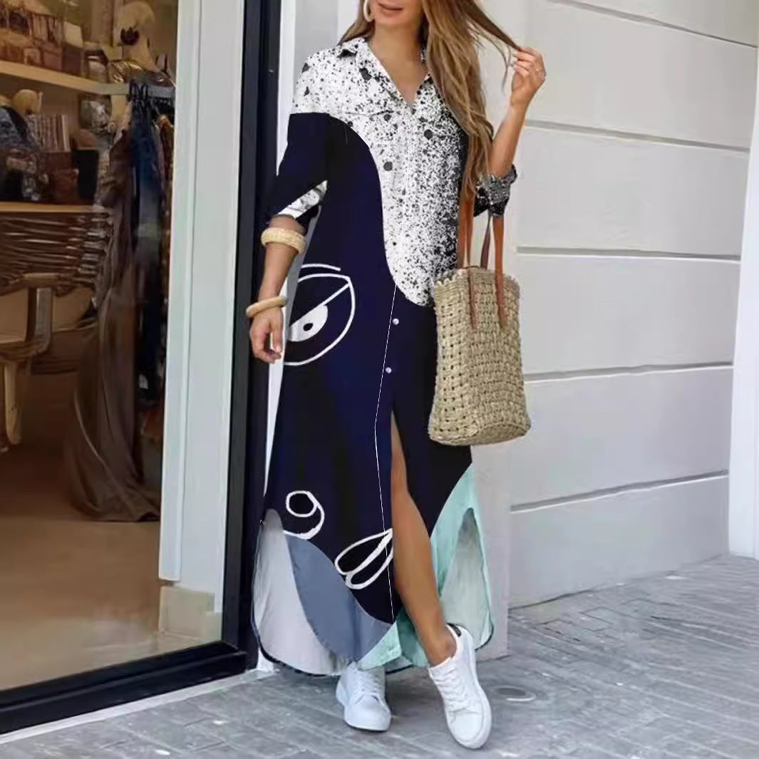 Damen Maxikleid Sovae