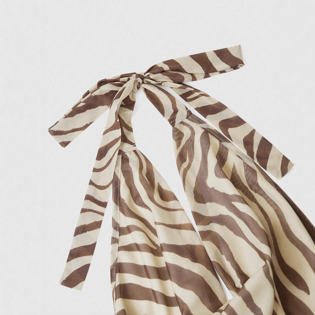 Damen Figurbetontes Minikleid mit Wickeloptik Sovae