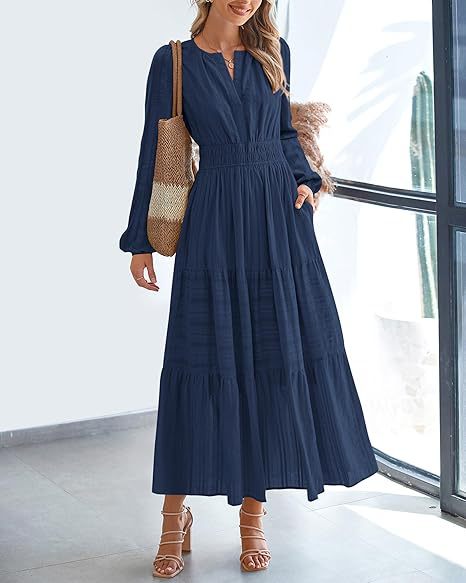 Damen Maxikleid Sovae