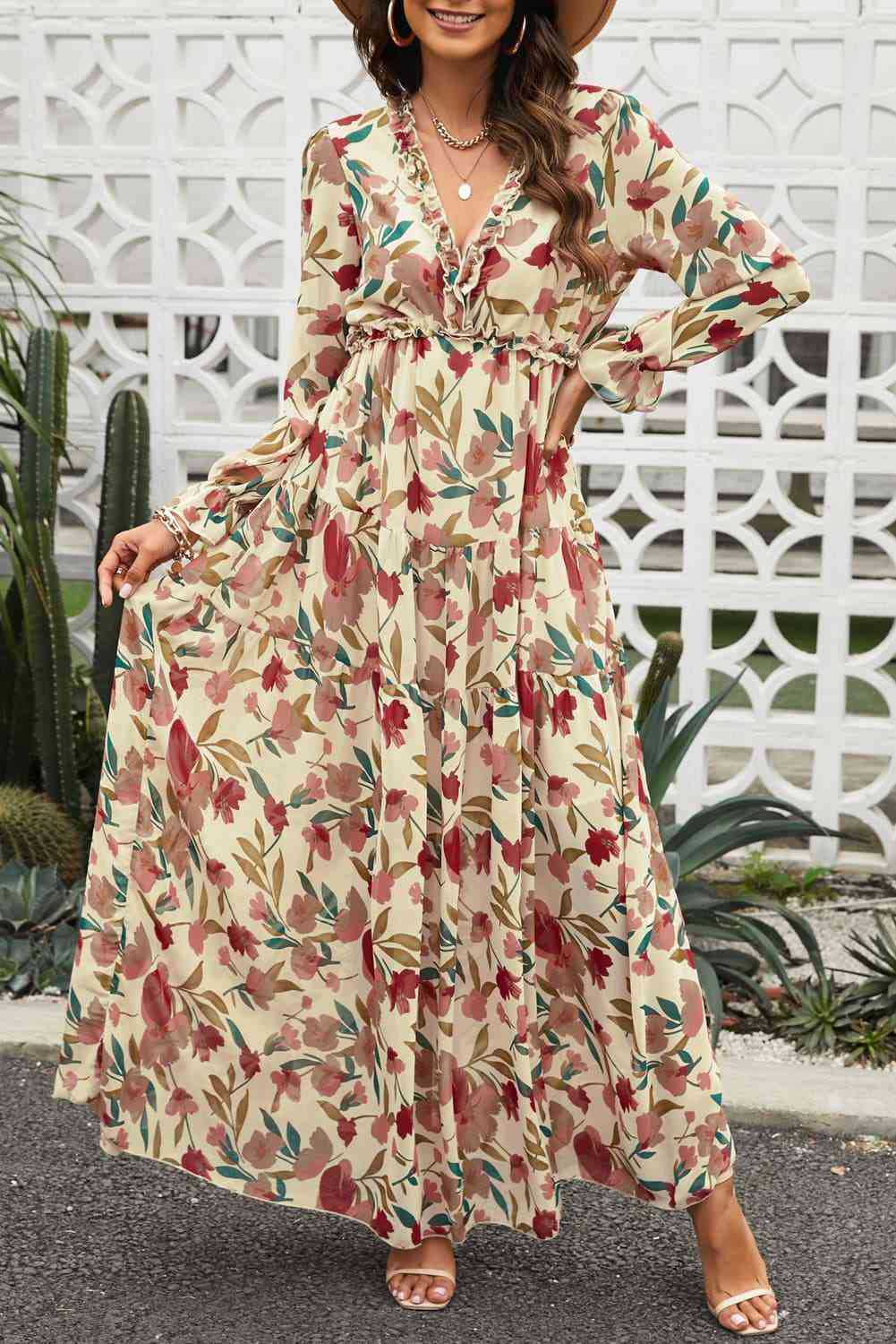 Damen Maxikleid Sovae