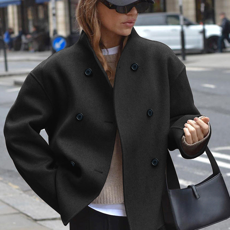 Damen modische oversized Jacke mit hochwertigem Schnitt Sovae