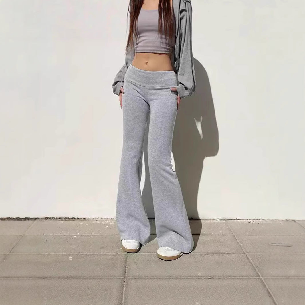 Damen Komfortable Bootcut Sweatpants Sovae