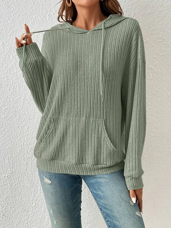 Damen lässiger Kapuzenpullover Sovae