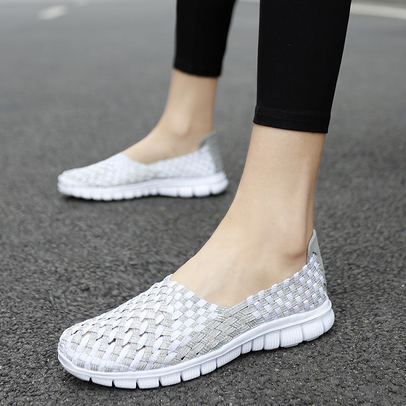 Damen Flexibel und atmungsaktive Stricksandalen Sovae