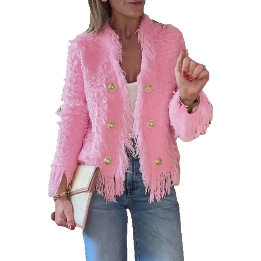 Damen trendige Kurzjacke Sovae