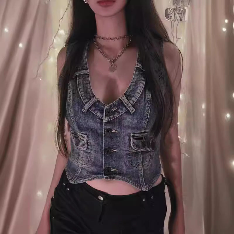 Damen Jeanswesten Sovae