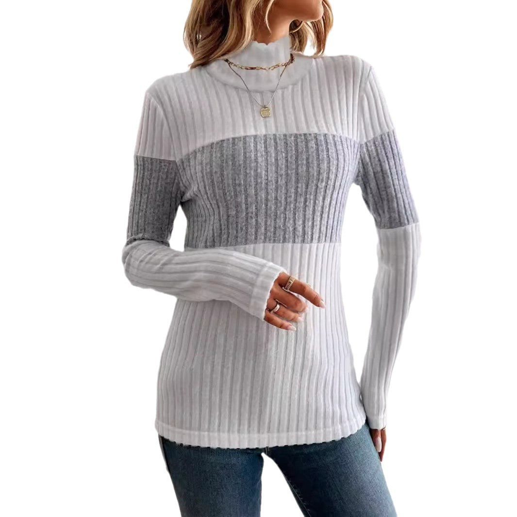 Damen modischer Pullover mit strukturiertem Design Sovae