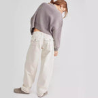 Damen transparente Spitzenbluse Sovae