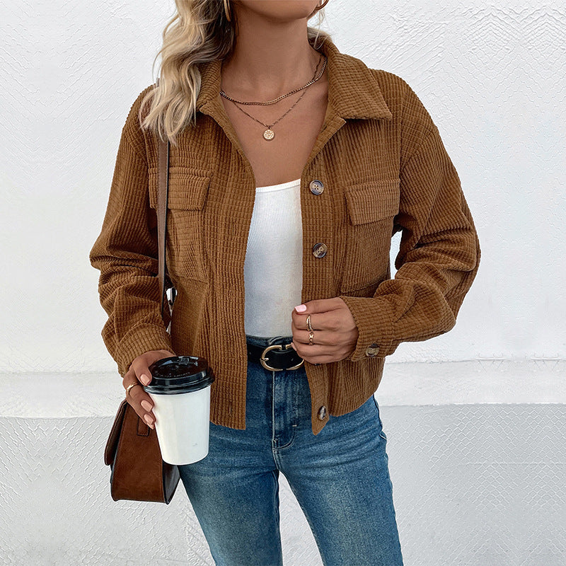 Damen leichte Kordjacke Sovae