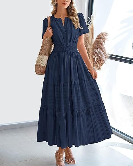 Damen Maxi-Kleid im lässigen Boho-Stil Sovae