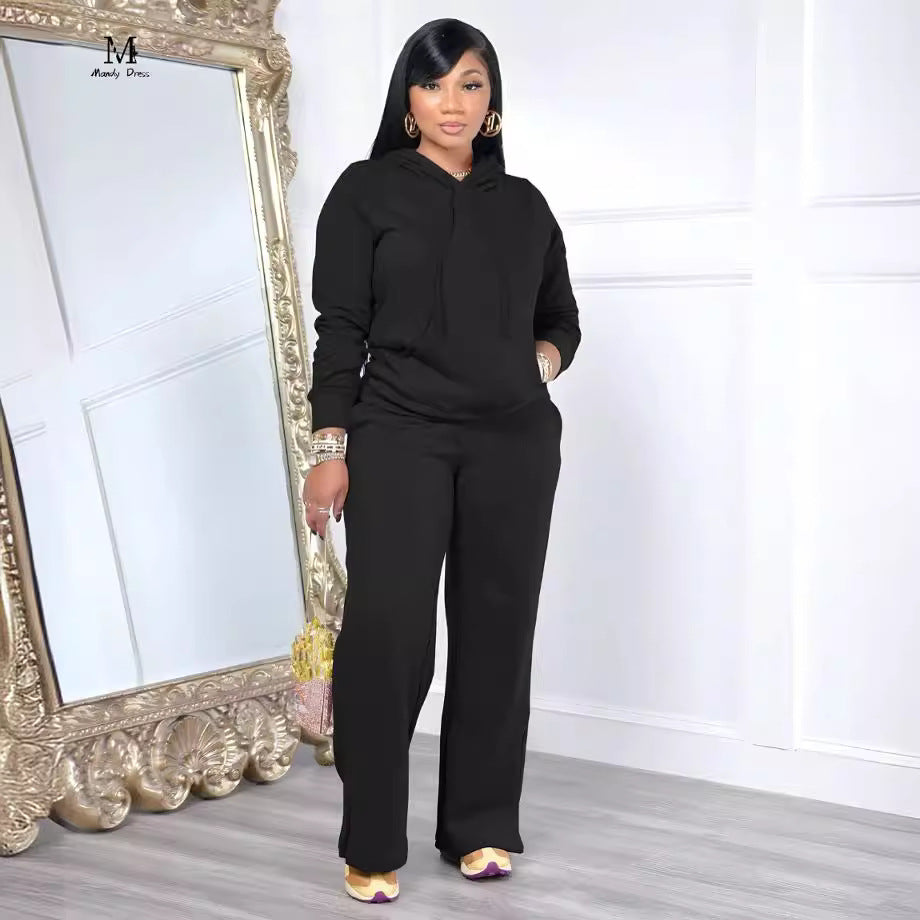 Damen entspannter Hooded Sweatsuit Sovae