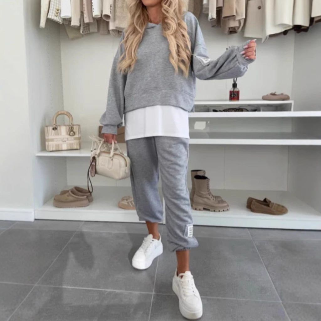 Damen lässiger und modischer Hoodie-Set Sovae