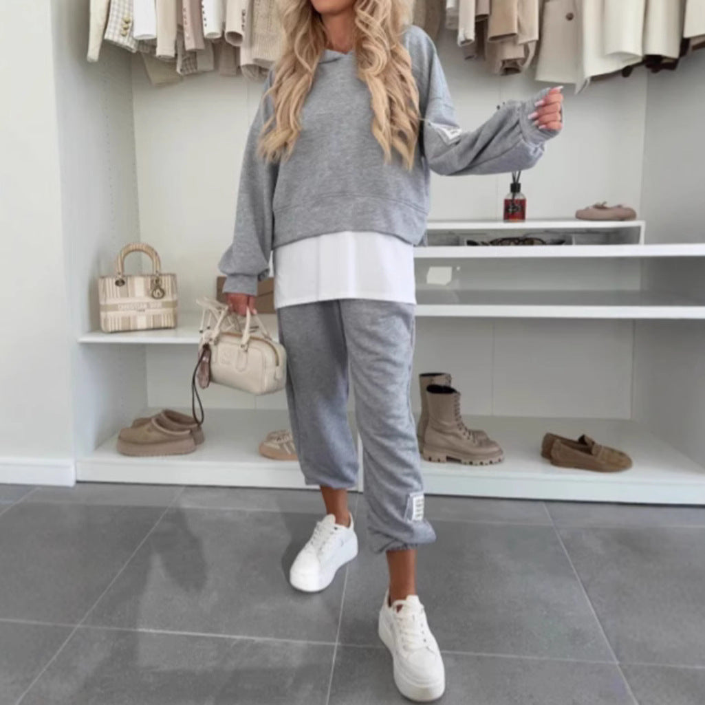 Damen lässiger und modischer Hoodie-Set Sovae