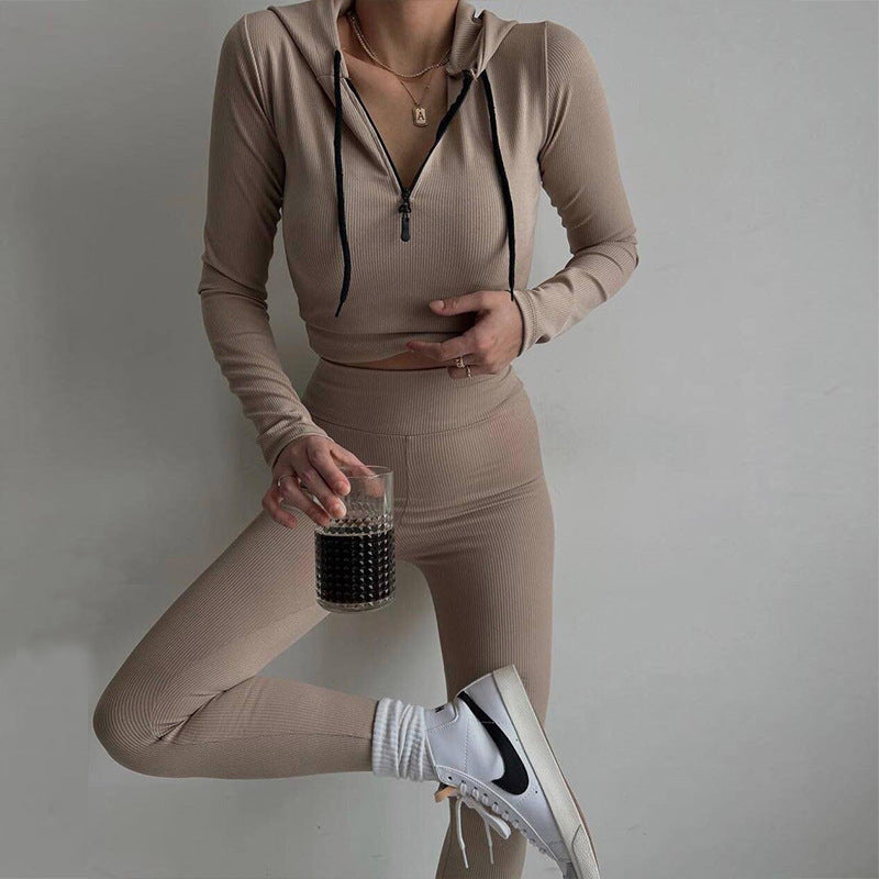 Damen Langarm-Pullover mit Reißverschluss Sovae