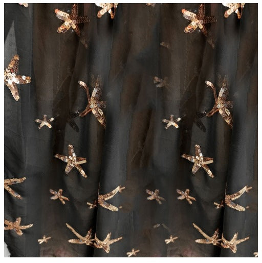 Damen Elegantes Maxikleid mit funkelnden Applikationen Sovae