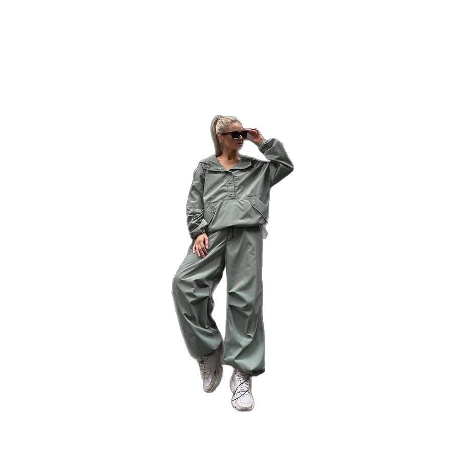 Damen modische und leichte Windjacke mit Kapuze Sovae