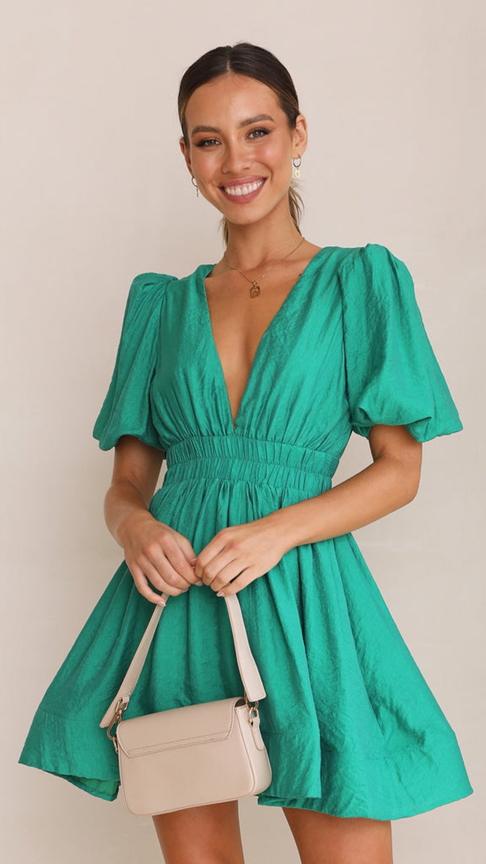 Damen Midikleid Sovae