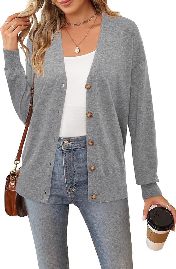 Damen lässige Strickjacke Sovae