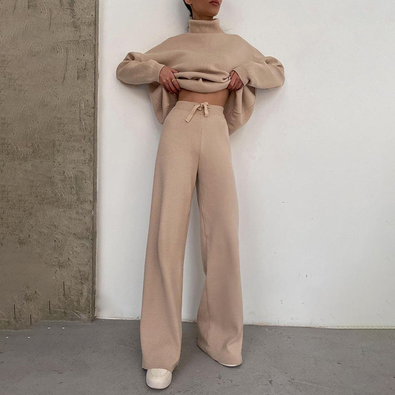 Damen bequemer und stylischer Strickanzug Sovae