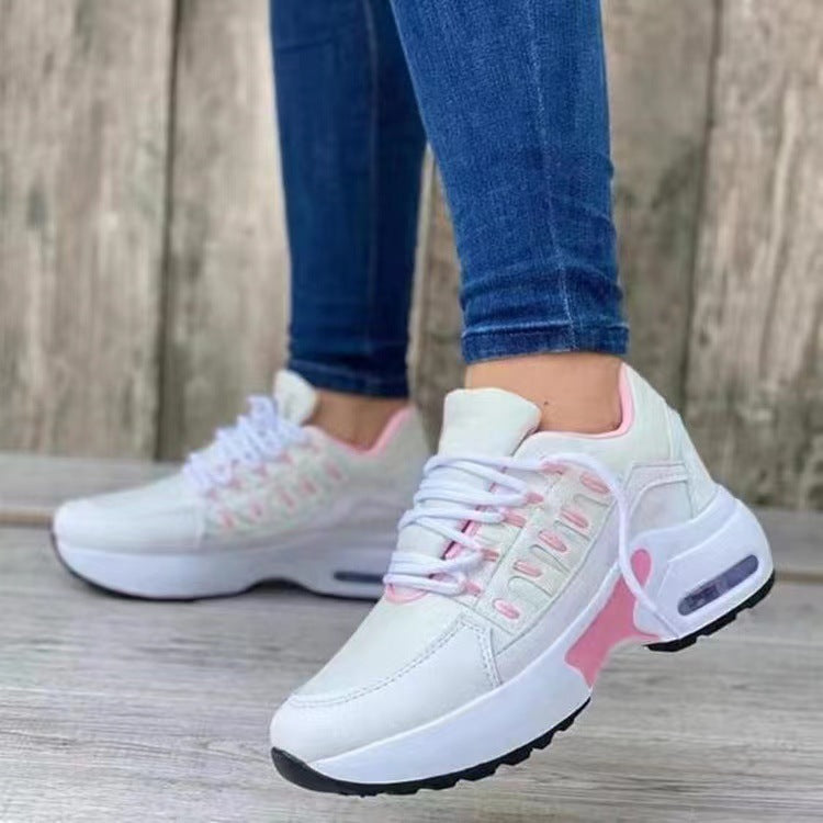 Damen Sportliche Lauf-Sneaker mit atmungsaktiver Mesh-Oberfläche und dämpfendem Sohlenprofil Sovae