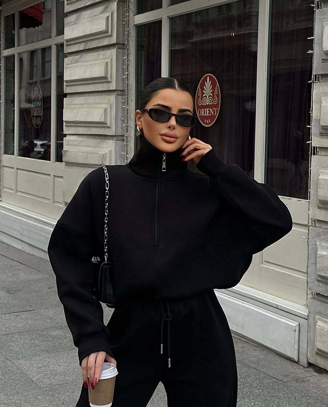 Damen Fleece-Anzug mit Reißverschluss Sovae
