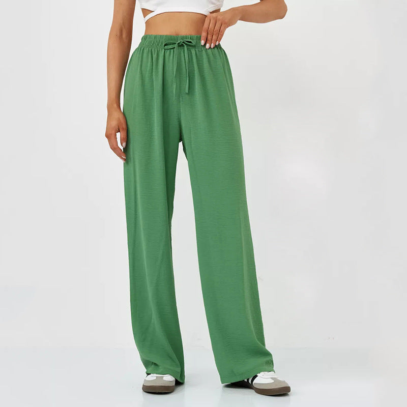 Damen Weite Relaxed-Fit Hose aus leichtem Jersey Sovae