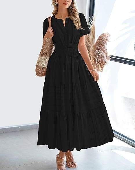 Damen Maxi-Kleid im lässigen Boho-Stil Sovae