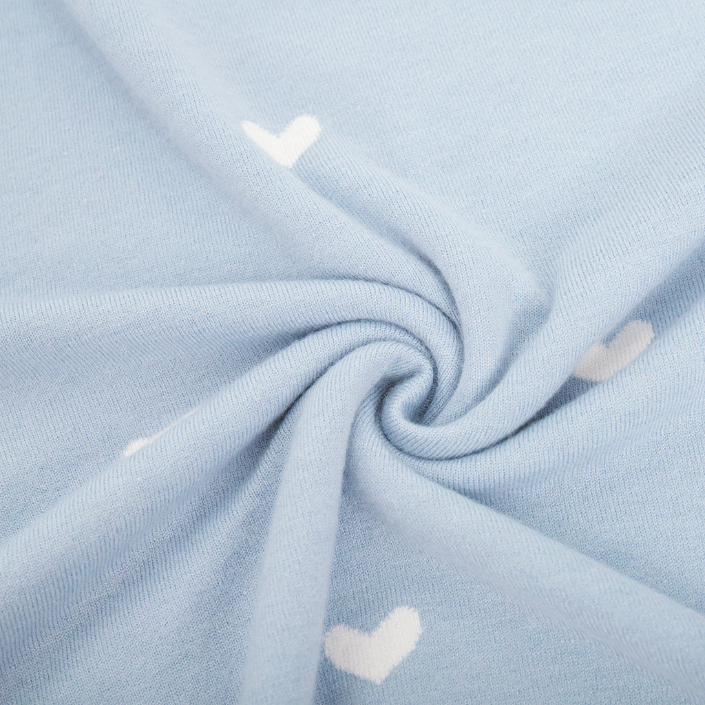 Damen Lässiger Pullover mit Herz-Muster Sovae