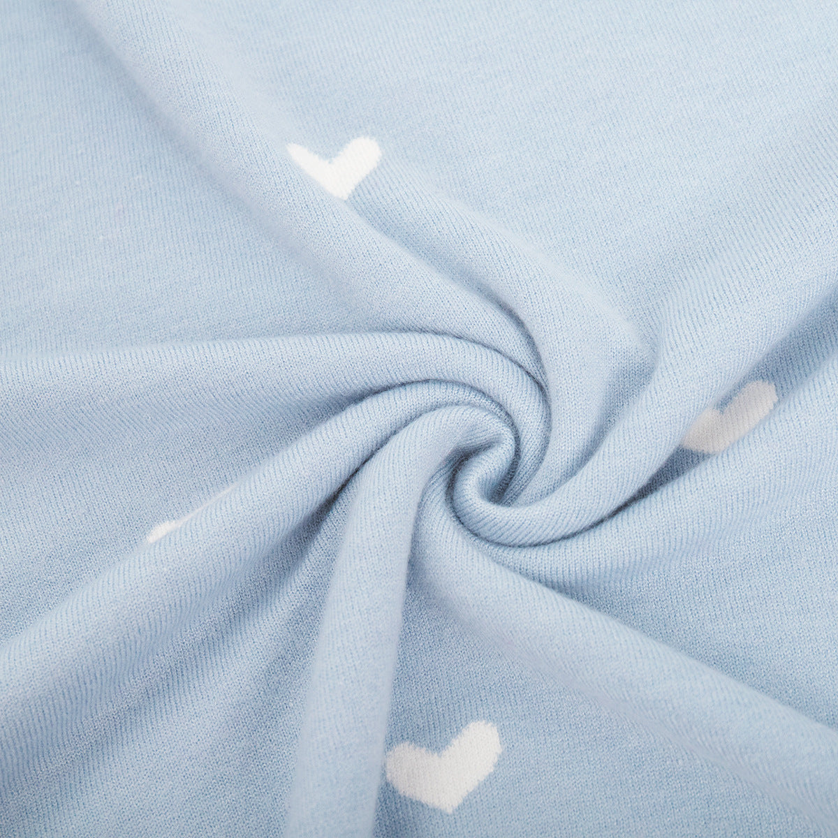 Damen Lässiger Pullover mit Herz-Muster Sovae