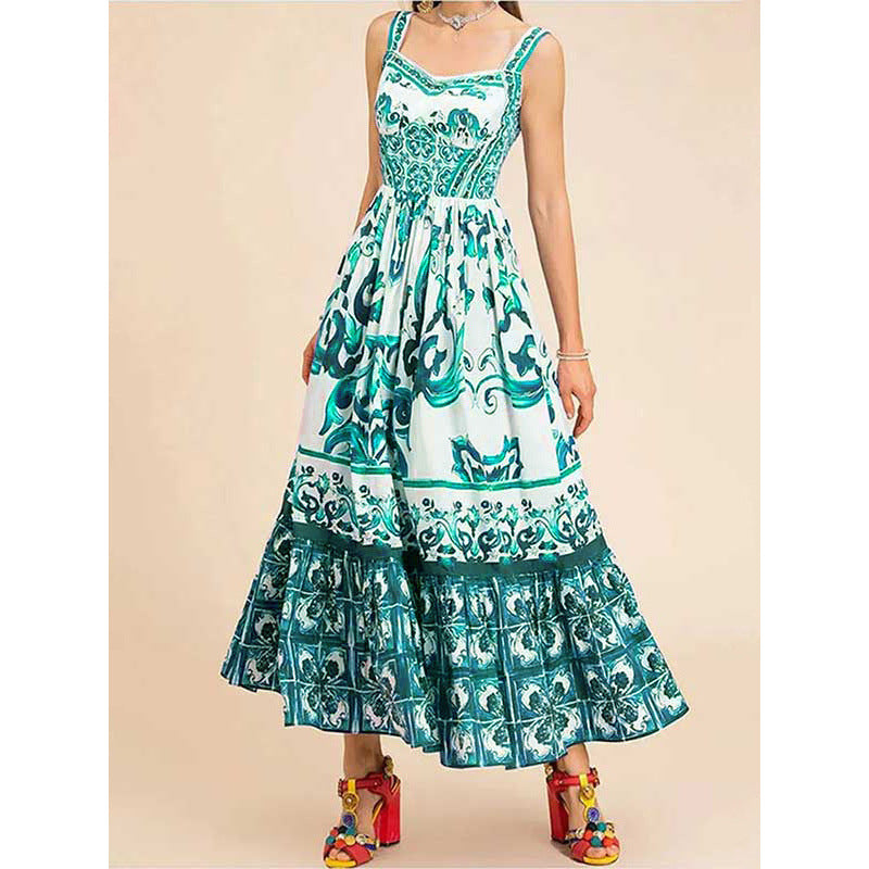 Damen Maxi-Kleid Sovae