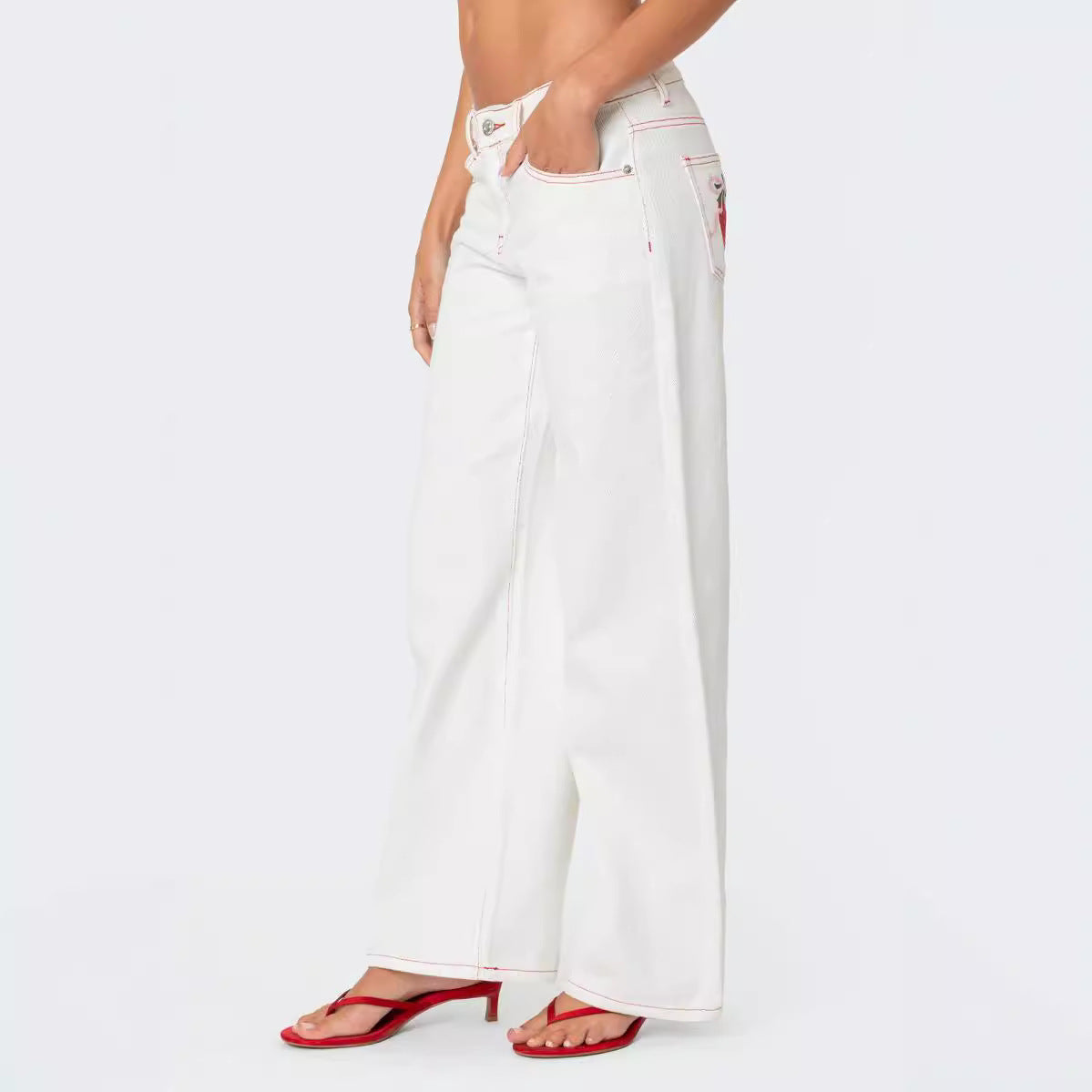 Damen Spitzentop mit aufwendigen Details Sovae