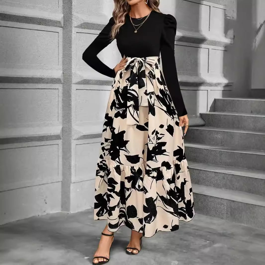 Damen elegante Maxikleid Sovae