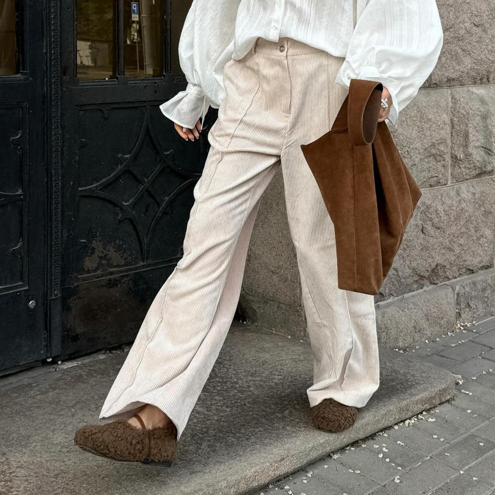 Damen Weite Cordhose Sovae