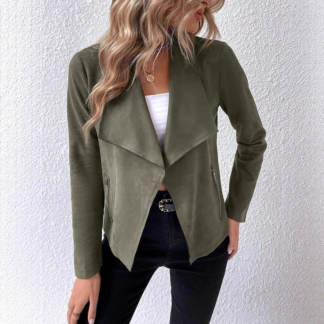 Damen angesagter Oversized-Blazer Sovae