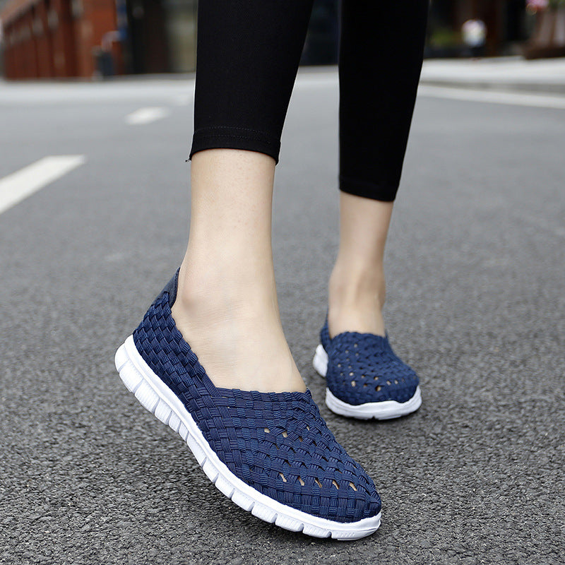 Damen Flexibel und atmungsaktive Stricksandalen Sovae