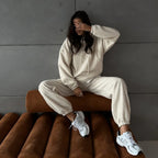 Damen weiches Fleece-Lounge-Set Sovae