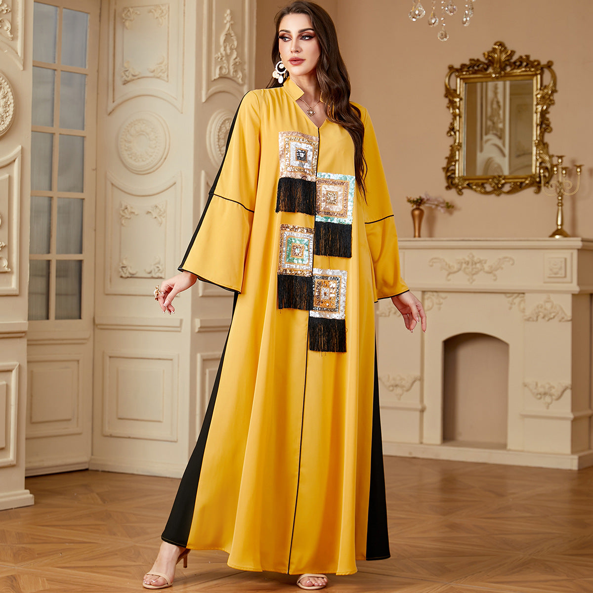 Damen Maxikleid Sovae