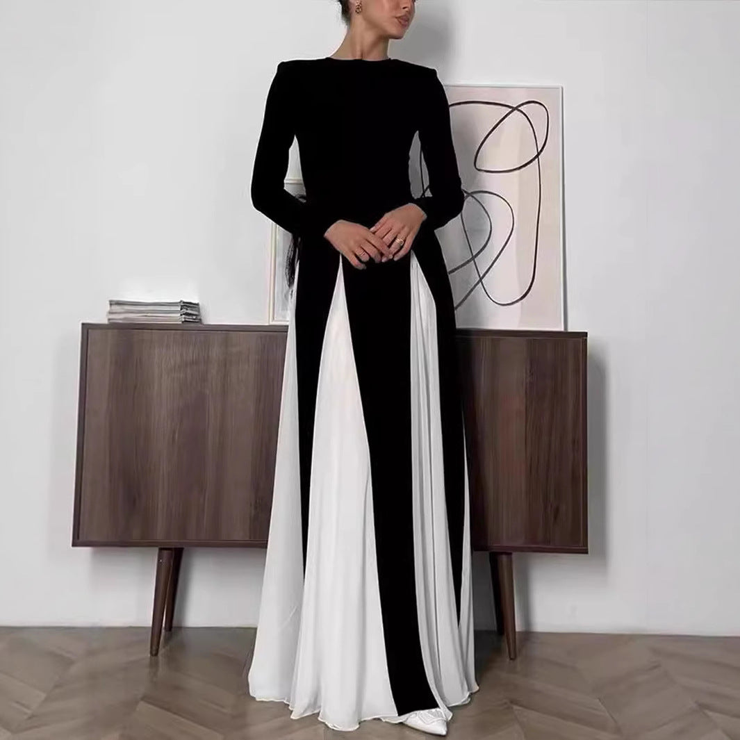 Damen Maxikleid mit strukturiertem Obermaterial Sovae