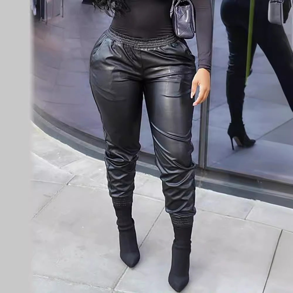 Damen sportliche Lounge-Hosen mit Raffung Sovae