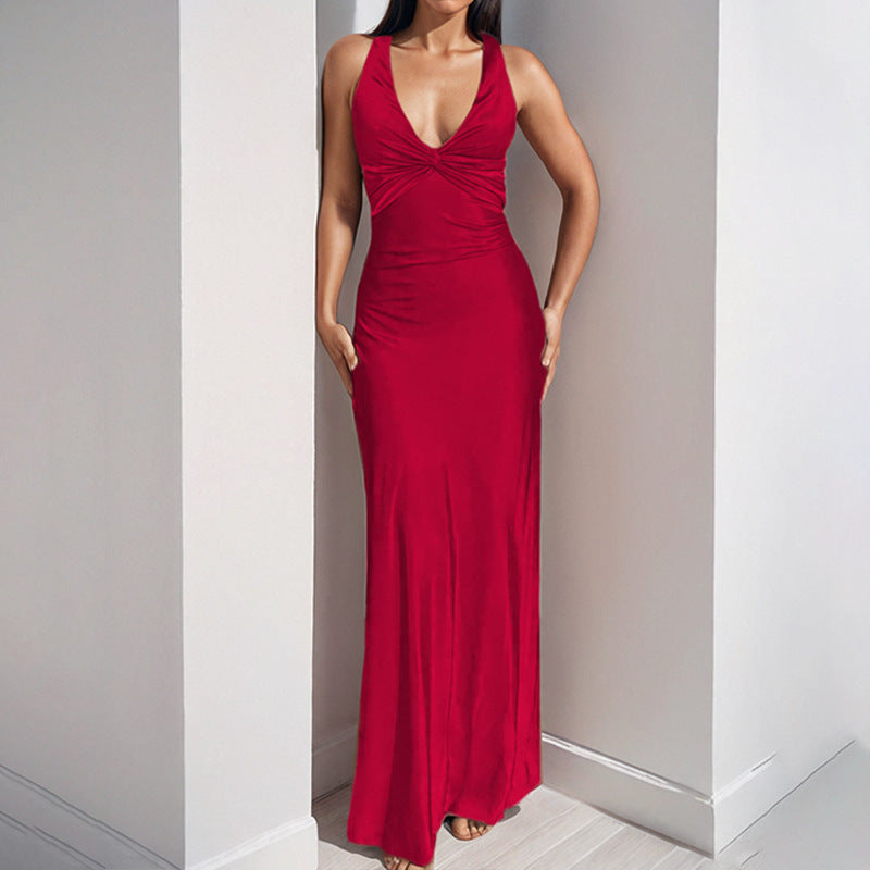 Damen Maxikleid Sovae