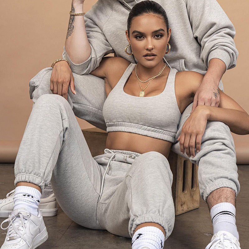 Damen lässiges Sportanzug-Set mit elastischem Bund und atmungsaktiven Materialien Sovae