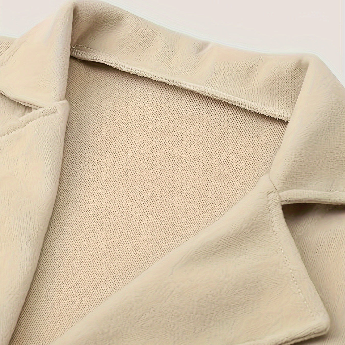Damen kuschelige Oversized-Jacke mit klassischen Knopfdetails Sovae